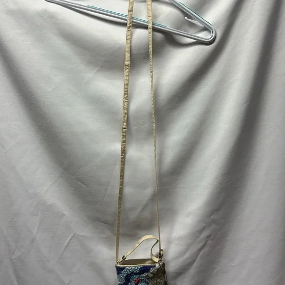 Bamboo Trading Company Beaded Crossbody Club Bag - Multicolor - Picture 2 of 8